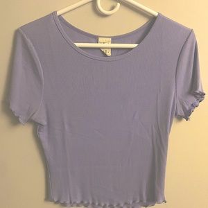 Lavender Crop Top